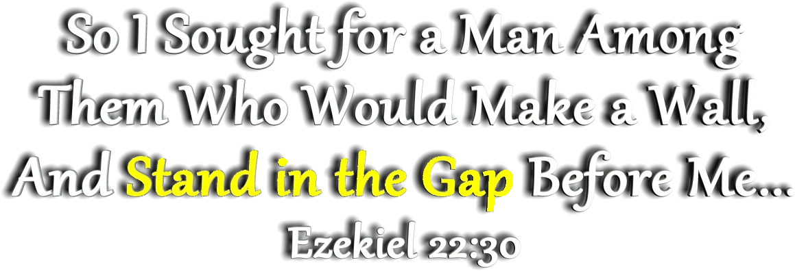 header image on the left: showing Ezekiel 22:30